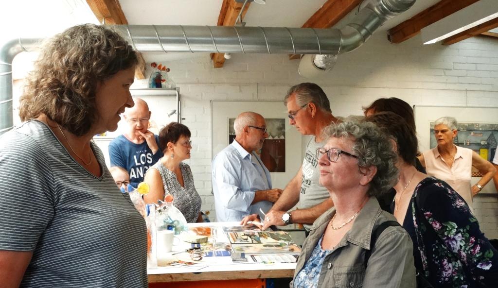 marjan smit op haar atelier