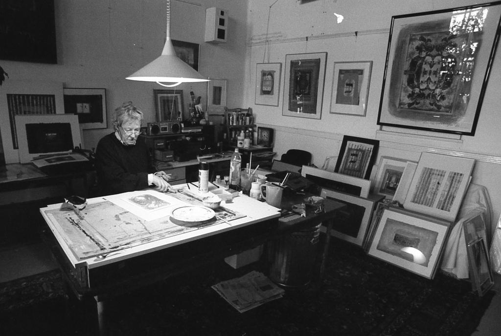 Erwin Verheijen in zijn atelier