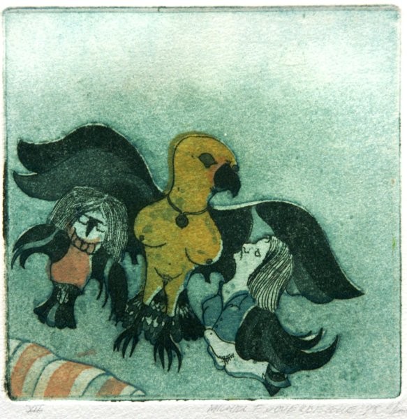 michel van overbeeke - etsen - leven geven